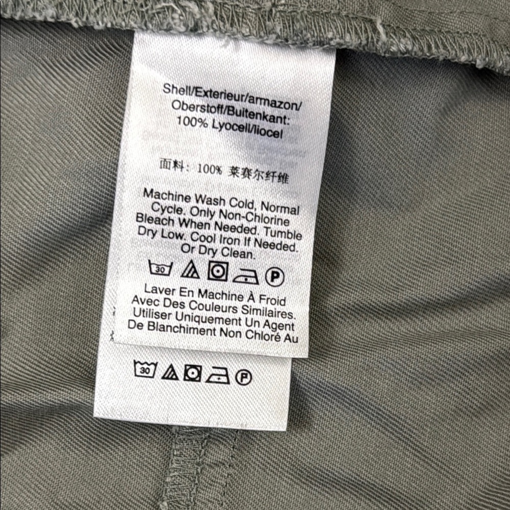 DKNY Utility Hooded Jacket Olive Green Women's Size XS - Picture 4 of 6